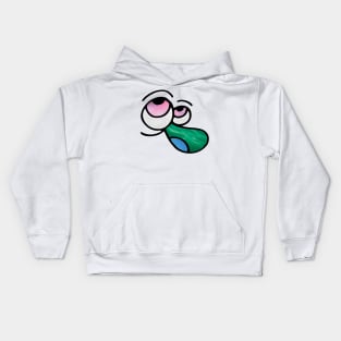 Cartoony Face Kids Hoodie